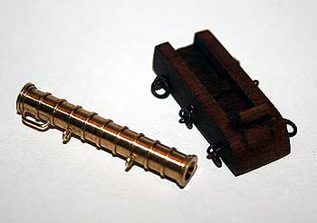 Пушка Mantua: ствол и лафет