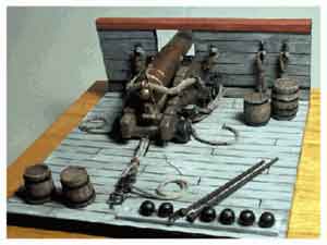 Орудия установленные на английский манер Орудия установленные на английский манер