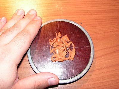 Модель прошла обжиг и снята с бумаги Модель прошла обжиг и снята с бумаги