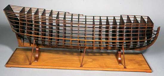 Модель (фото Музей военно-морского флота, Копенгаген)