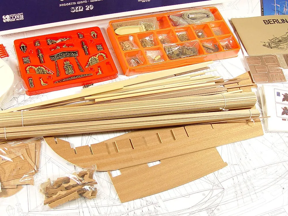 деревянная модель корабля Berlin деревянная модель корабля Berlin