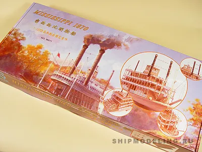 модель корабля для сборки Mississippi 1870 модель корабля для сборки Mississippi 1870