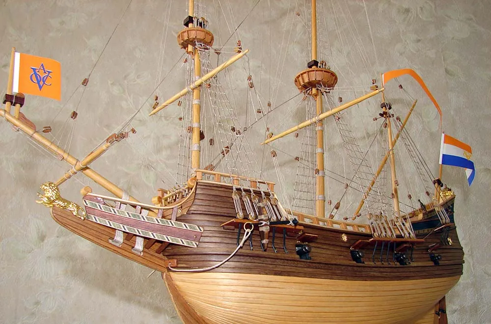 деревянная модель корабля Half Moon деревянная модель корабля Half Moon