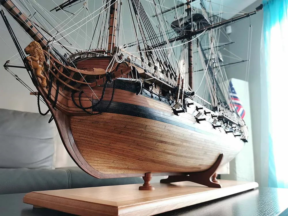 модель корабля для сборки Bonhomme Richard 1779 Премиум версия (самшит-груша) модель корабля для сборки Bonhomme Richard 1779 Премиум версия (самшит-груша)