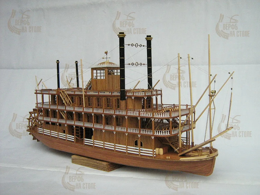 модель корабля для сборки Mississippi 1870 модель корабля для сборки Mississippi 1870