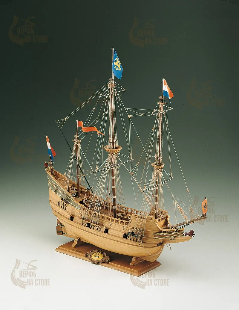 деревянная модель корабля Half Moon деревянная модель корабля Half Moon