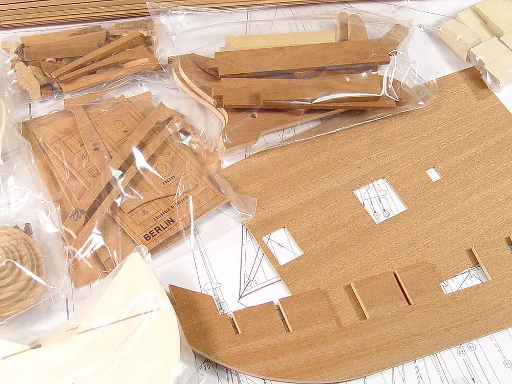 деревянная модель корабля Berlin деревянная модель корабля Berlin