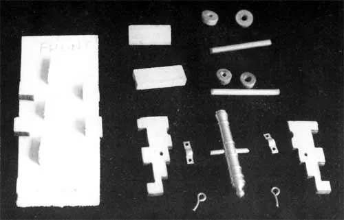 Опоры осей в кондукторе Опоры осей в кондукторе