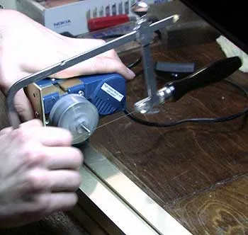 Теперь надо отпилить практически готовый шкив Теперь надо отпилить практически готовый шкив