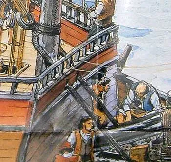 San Martin OcCre. Фрагмент цветной вкладки San Martin OcCre. Фрагмент цветной вкладки