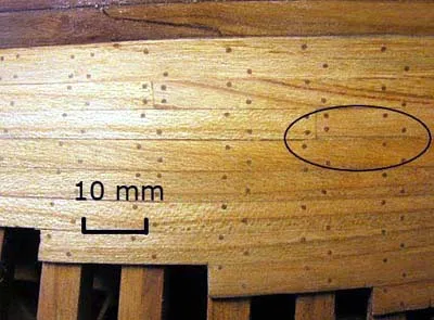 Фрагмент готовой обшивки Фрагмент готовой обшивки