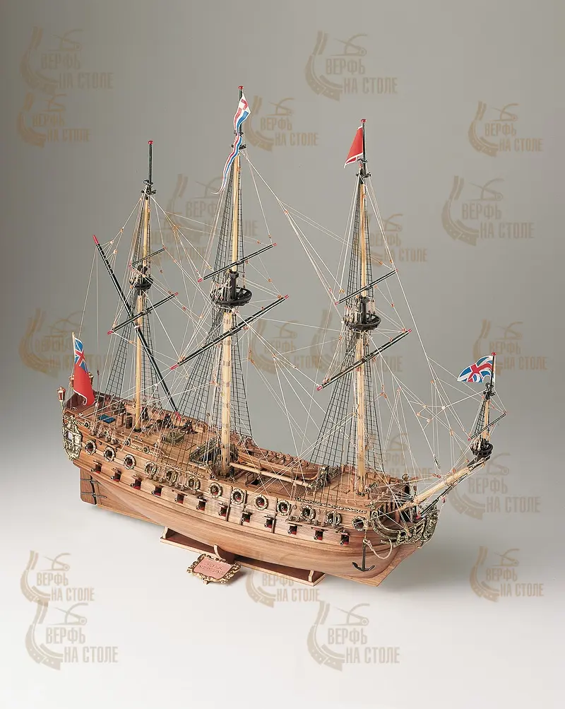 деревянная модель корабля HMS Neptune