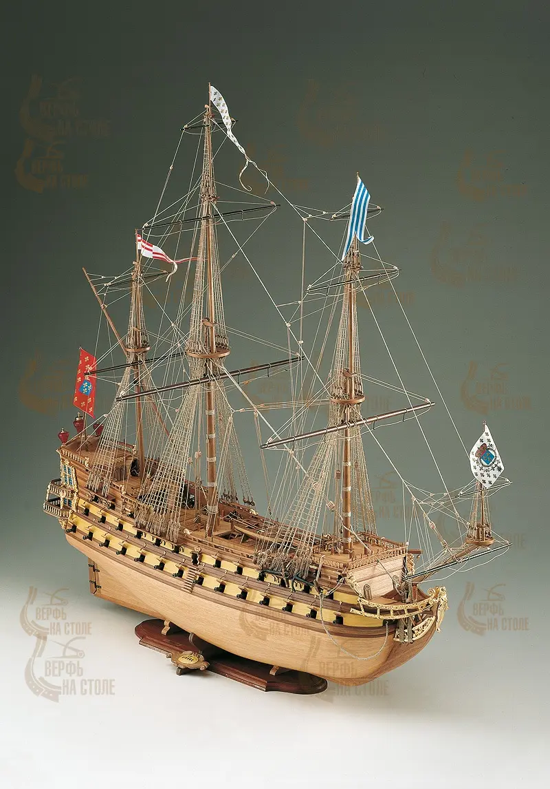 деревянная модель корабля Mirage