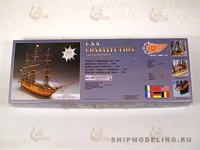 Модель корабля своими руками USS Constitution (Mantua)