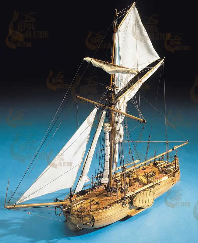 Модель корабля своими руками Dutch Gun Boat N2