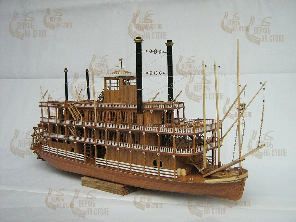 модель корабля для сборки Mississippi 1870