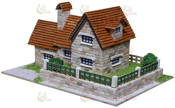 Керамический конструктор Сельский дом с двориком купить