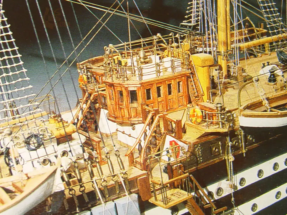 Модель корабля своими руками Amerigo Vespucci
