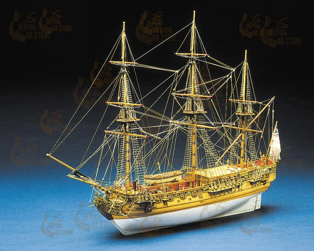 Модель корабля своими руками Royal Caroline