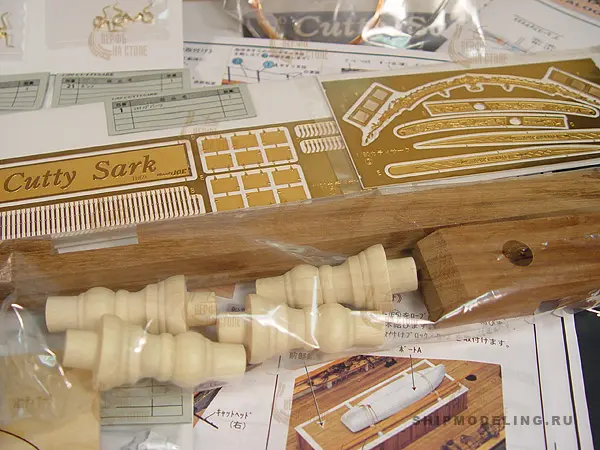деревянная модель парусника Cutty Sark