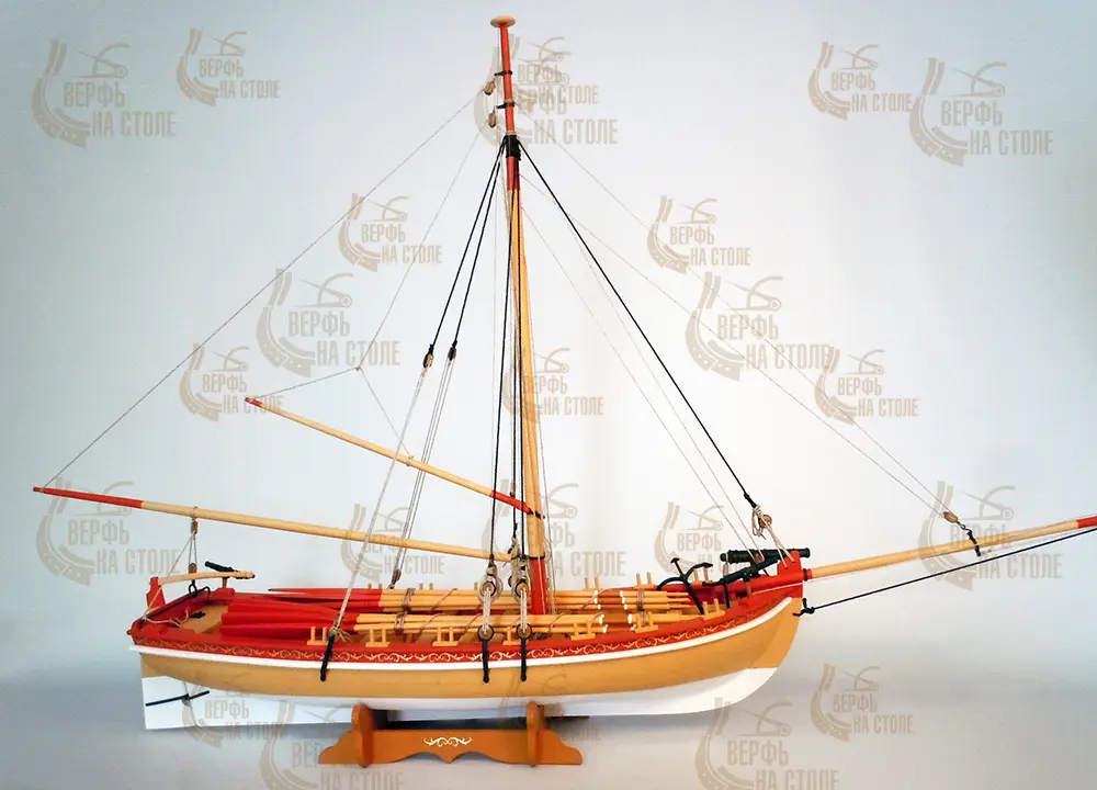 Купить модель корабля Armed Longboat, 1750-1760