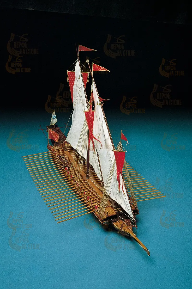 деревянная модель корабля Reale De France
