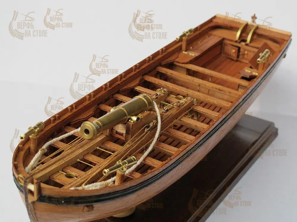 модель корабля для сборки Longboat Armed For War