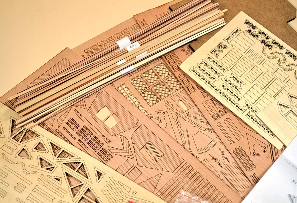 Усадьба по проекту Кузьмина 1878 года, 2240 деталей Усадьба по проекту Кузьмина 1878 года, 2240 деталей