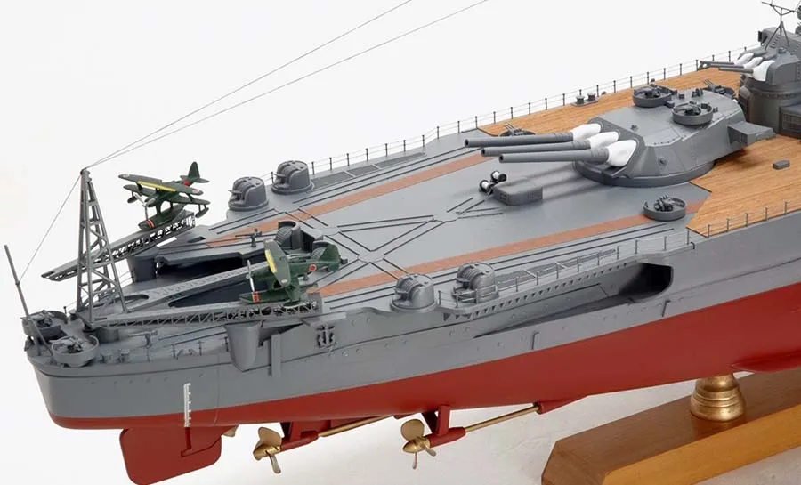 деревянная модель корабля Yamato деревянная модель корабля Yamato