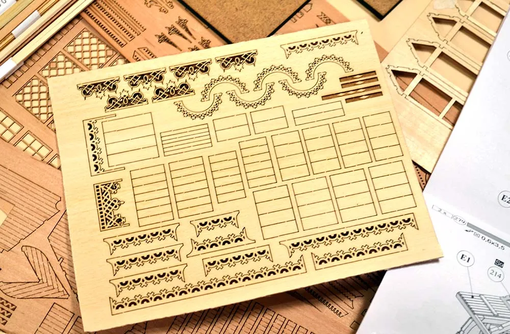 Усадьба по проекту Кузьмина 1878 года, 2240 деталей Усадьба по проекту Кузьмина 1878 года, 2240 деталей