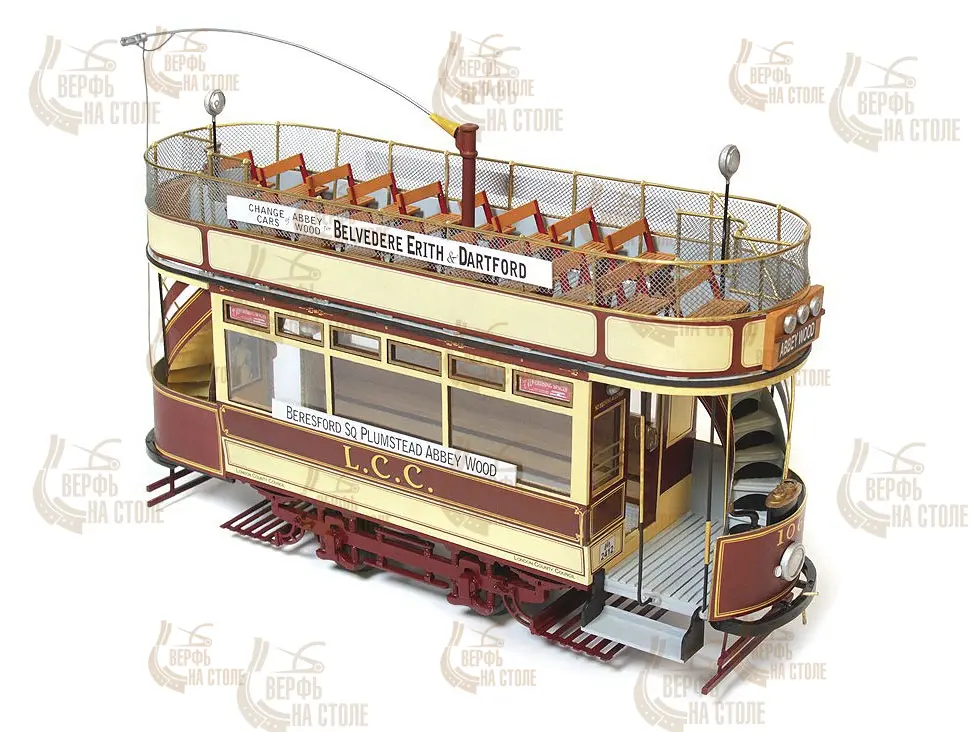 модель трамвая Модель трамвая LONDON L.C.C.106